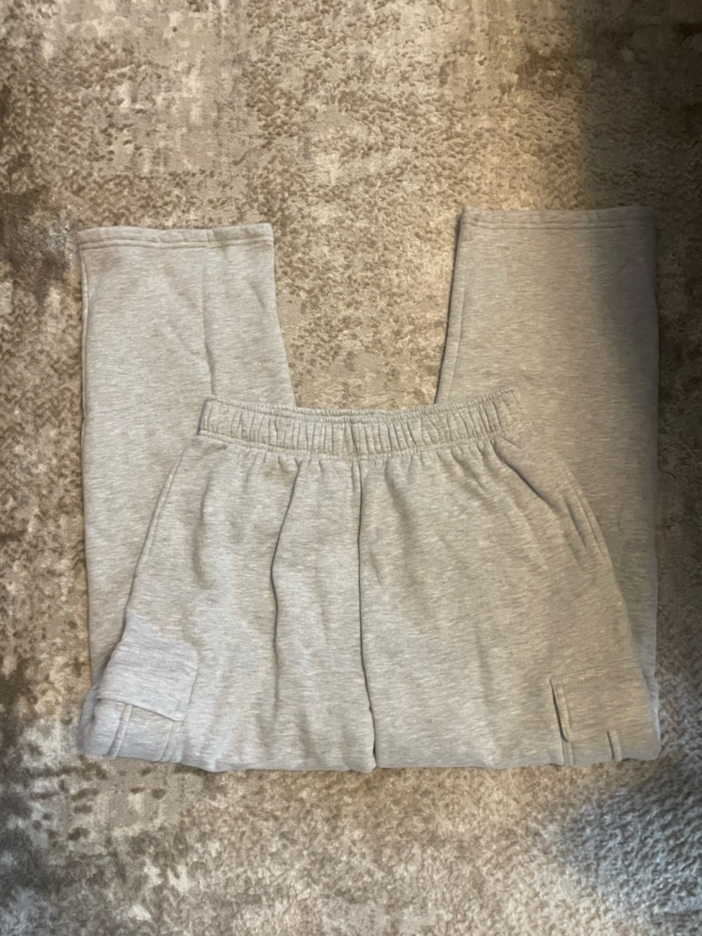 Women's Wide Leg Pull-On Pants in Light Gray